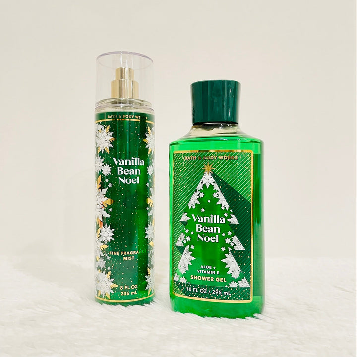 VANILLA BEAN NOEL Fragrance Mist & Shower Gel Duo Gift Set (Bath & Body Works)